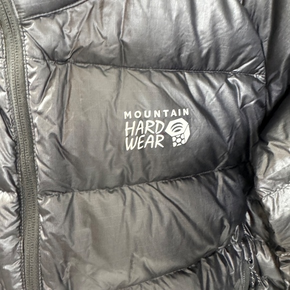 NEW Mountain Hardwear Phantom Alpine Down Hooded Jacket Men's Black Medium - Picture 3 of 13